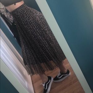 Animal printed skirt